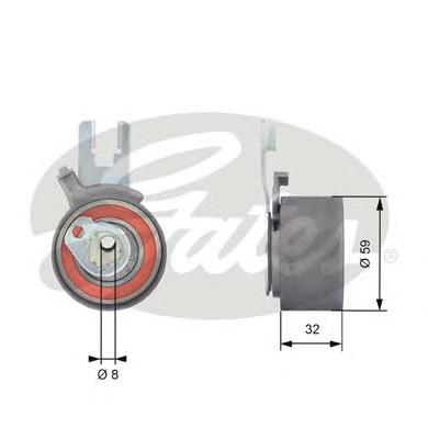 Натяжитель ремня ГРМ T43165 Gates