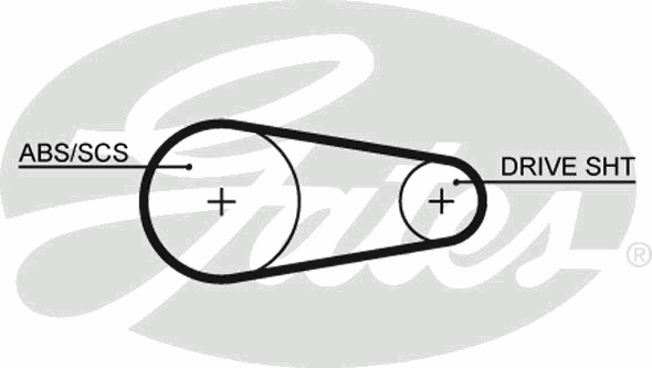 Ремень ГРМ 5203XS Gates