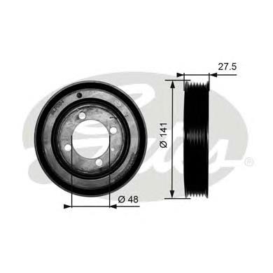 5614444 Opel polia de cambota