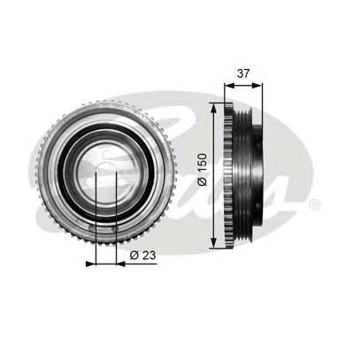 55189263 Fiat/Alfa/Lancia polia de cambota