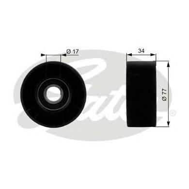 T38023 Gates rolo parasita da correia de transmissão