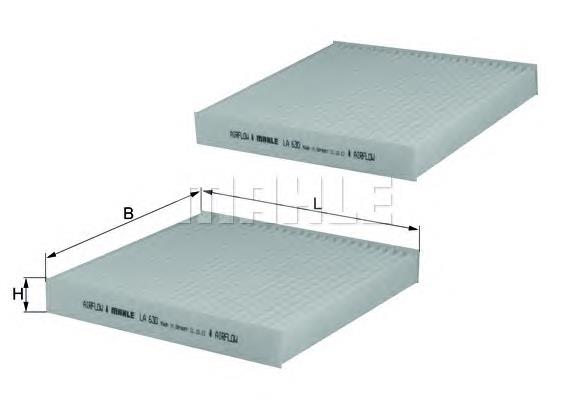 LA630S Knecht-Mahle filtro de salão