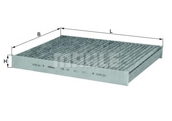 LAK182 Knecht-Mahle filtro de salão