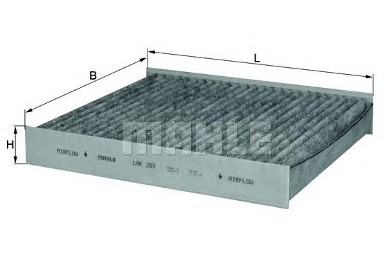 LAK293 Knecht-Mahle filtro de salão