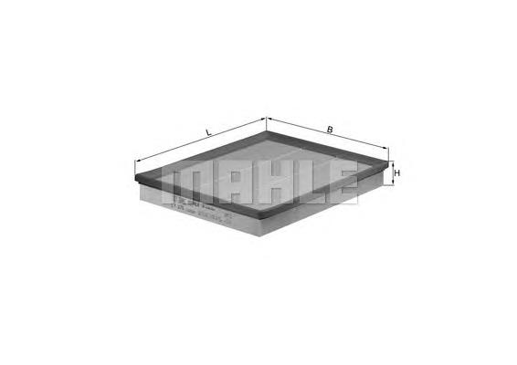 LX876 Knecht-Mahle filtro de ar