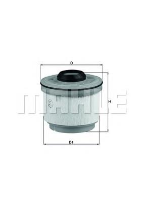 KX268D Knecht-Mahle filtro de combustível