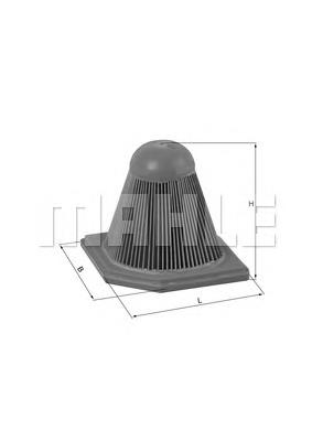 LX1892 Knecht-Mahle filtro de ar