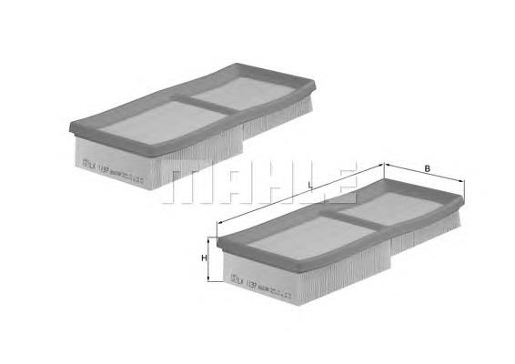 LX1137S Knecht-Mahle filtro de ar