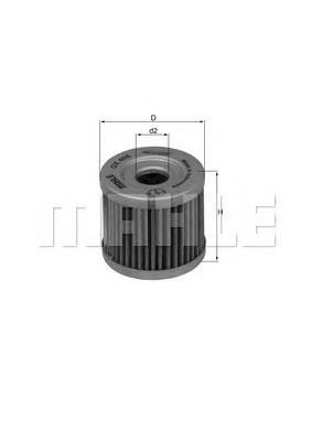 OX406 Knecht-Mahle filtro de óleo