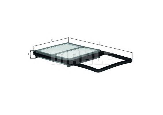 LX2678 Knecht-Mahle filtro de ar