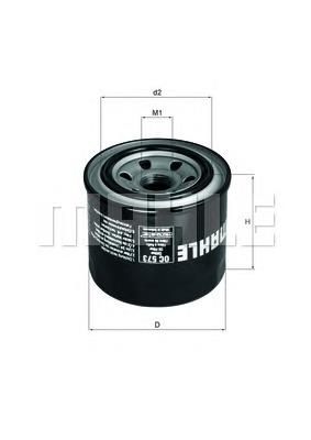 Масляный фильтр OC573 Knecht-Mahle