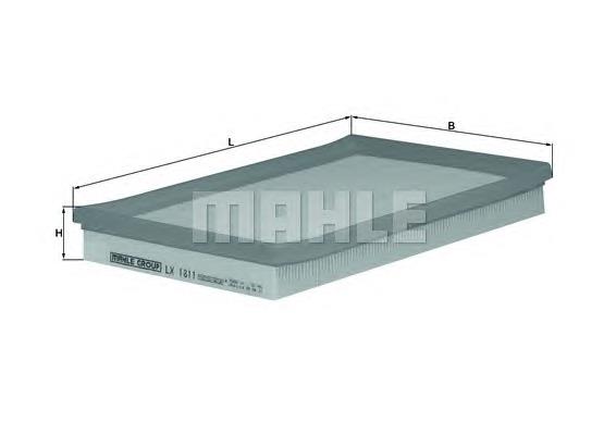 LX1811 Knecht-Mahle filtro de ar