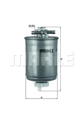 KL103 Knecht-Mahle filtro de combustível