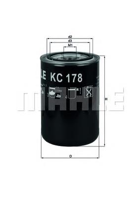 Топливный фильтр KC178 Knecht-Mahle