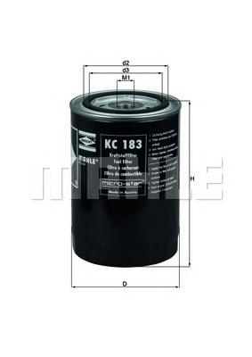 KC183 Knecht-Mahle filtro de combustível