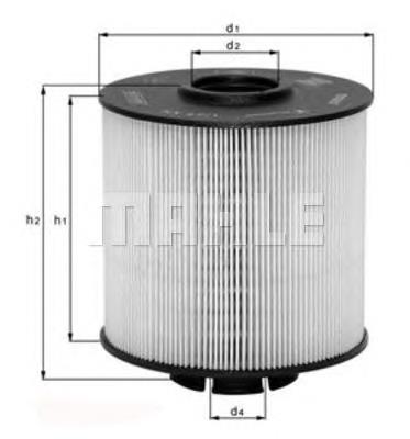 KX672D Knecht-Mahle filtro de combustível