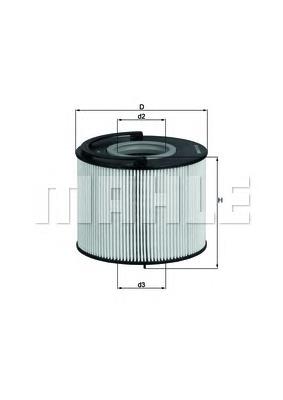 KX192D Knecht-Mahle filtro de combustível