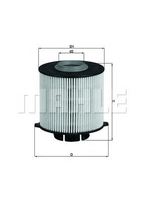 KX265D Knecht-Mahle filtro de combustível