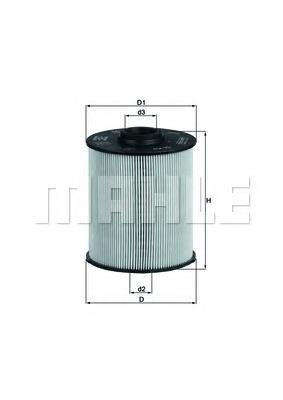 KX70D Knecht-Mahle filtro de combustível