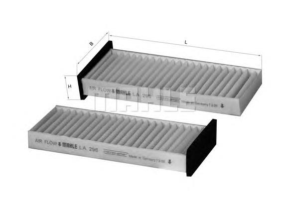 LA296S Knecht-Mahle filtro de salão