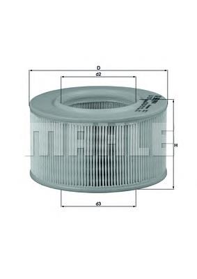 LX720 Knecht-Mahle filtro de ar