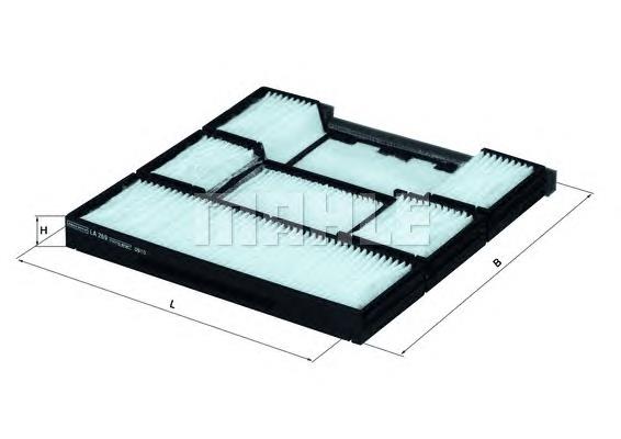 LA269 Knecht-Mahle filtro de salão