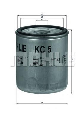 KC5 Knecht-Mahle filtro de combustível