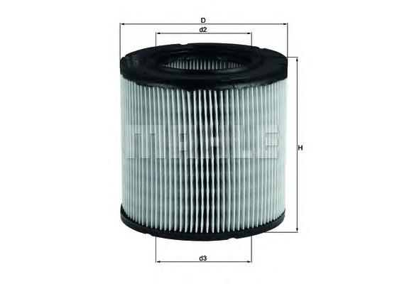 LX249 Knecht-Mahle filtro de ar