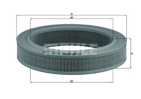 LX113 Knecht-Mahle filtro de ar