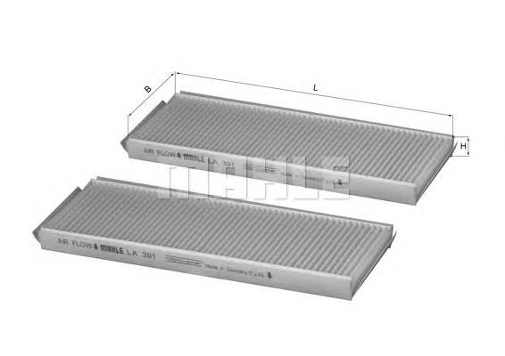 LA391S Knecht-Mahle filtro de salão