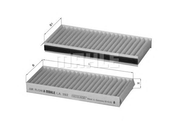 LA392S Knecht-Mahle filtro de salão