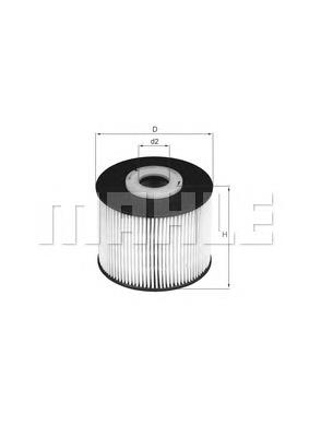 KX331D Knecht-Mahle filtro de combustível