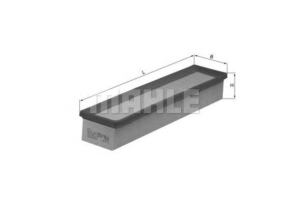 LX1258 Knecht-Mahle filtro de ar