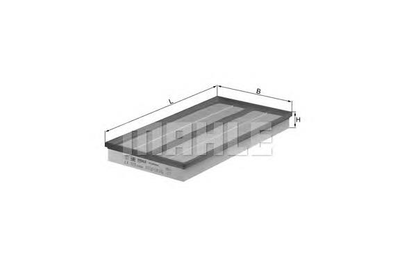 LX1573 Knecht-Mahle filtro de ar