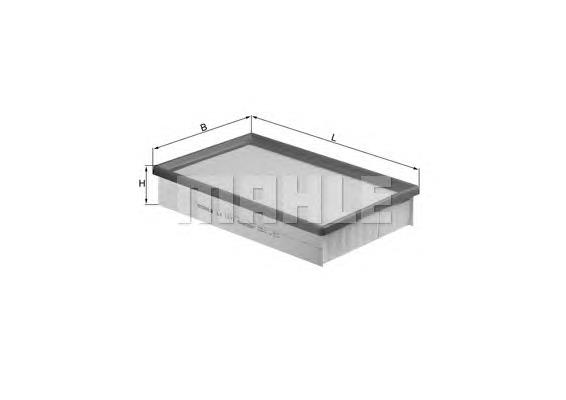 LX1571 Knecht-Mahle filtro de ar