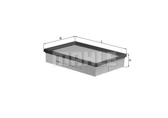 LX1570 Knecht-Mahle filtro de ar