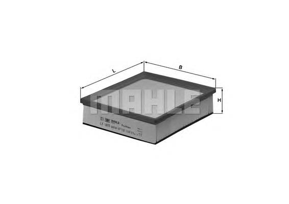 LX1605 Knecht-Mahle filtro de ar