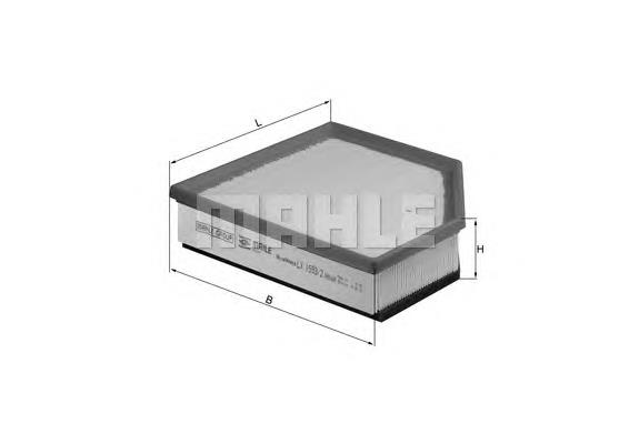 LX15932 Knecht-Mahle filtro de ar