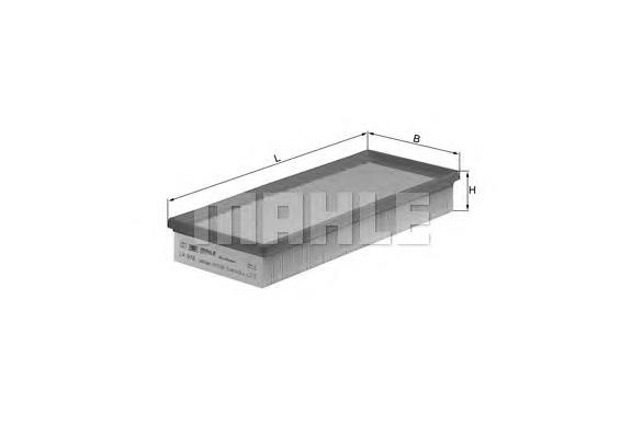 LX978 Knecht-Mahle filtro de ar