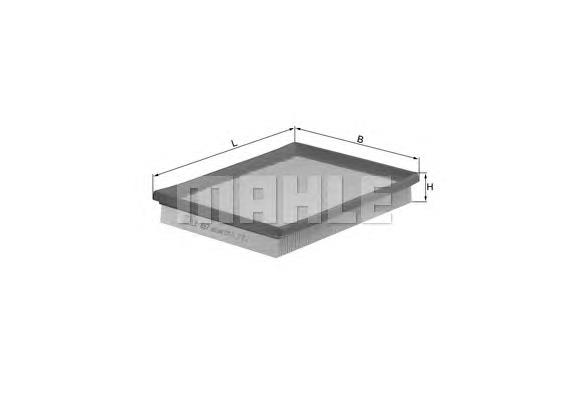 LX887 Knecht-Mahle filtro de ar