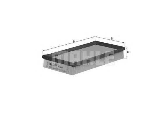 LX1080 Knecht-Mahle filtro de ar