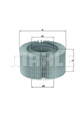 LX578 Knecht-Mahle filtro de ar