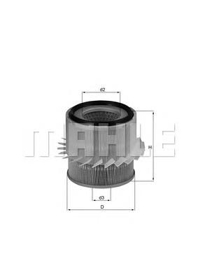 Воздушный фильтр LX683 Knecht-Mahle