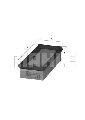 Воздушный фильтр LX152 Knecht-Mahle