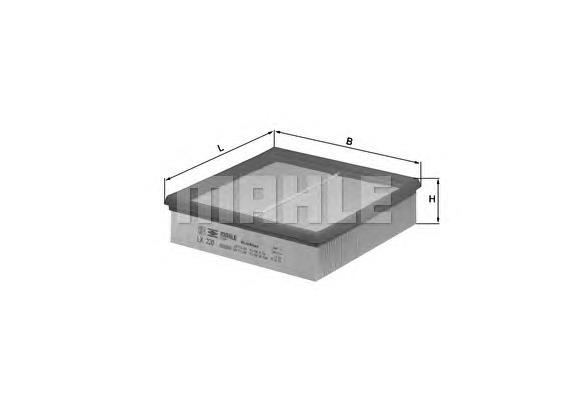 LX220 Knecht-Mahle filtro de ar