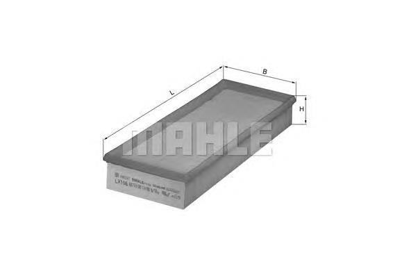 LX106 Knecht-Mahle filtro de ar