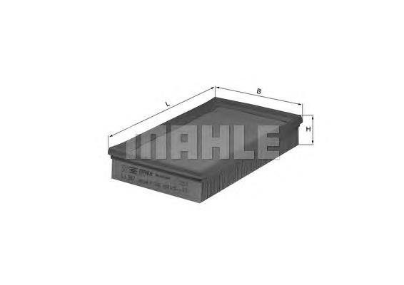 LX387 Knecht-Mahle filtro de ar