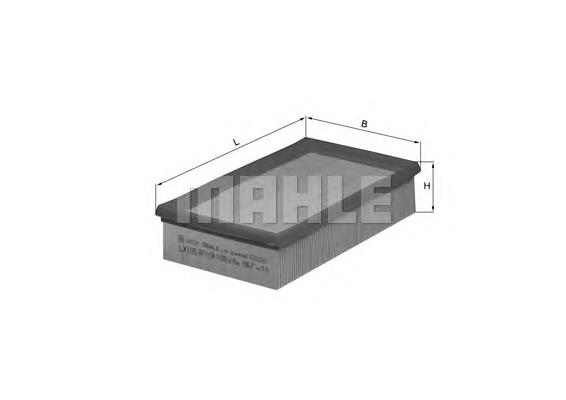 LX105 Knecht-Mahle filtro de ar