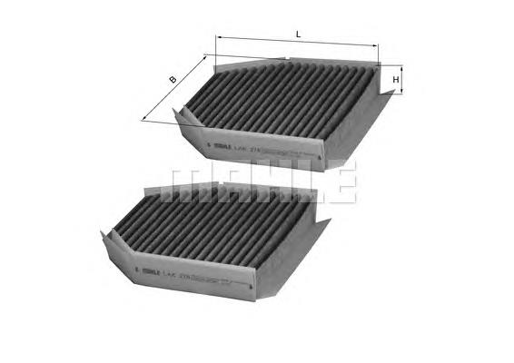 LAK278S Knecht-Mahle filtro de salão