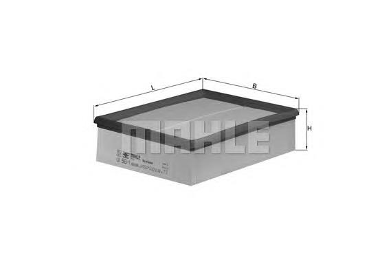 LX5931 Knecht-Mahle filtro de ar